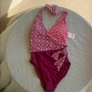 Ralph Lauren wrap one piece